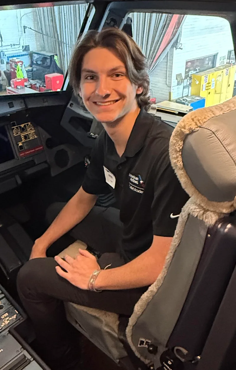 Portrait of the flight instructor